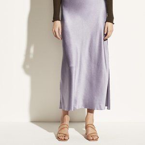 Vince Aurora purple slip skirt